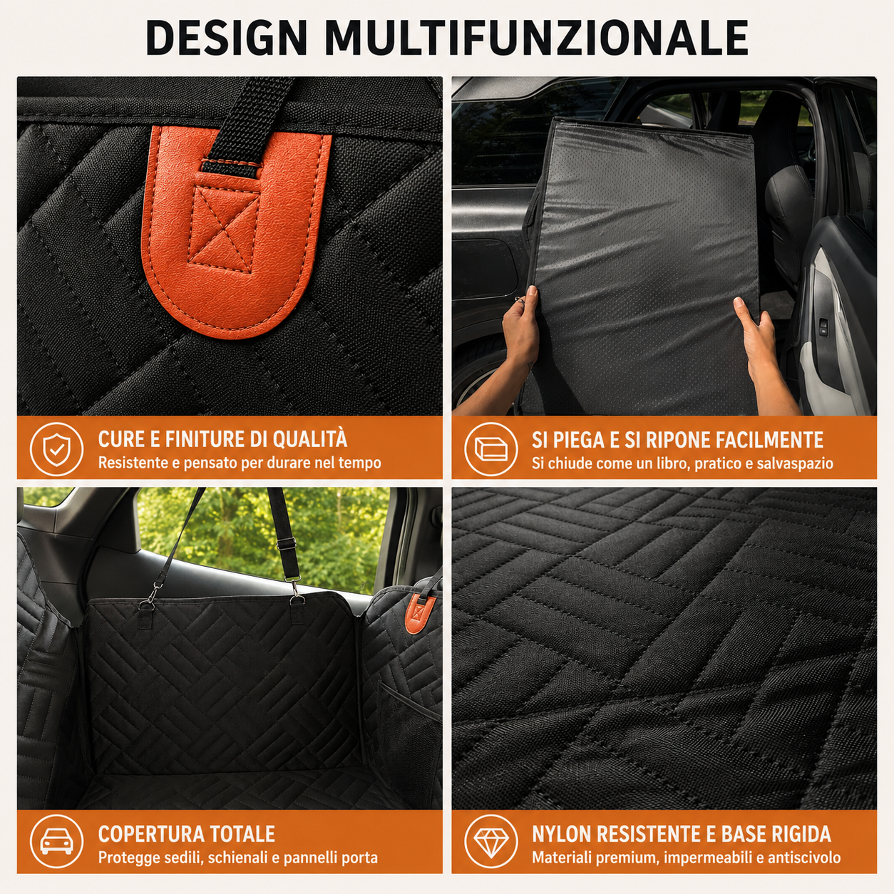 Coprisedile Auto Rigido per Cani