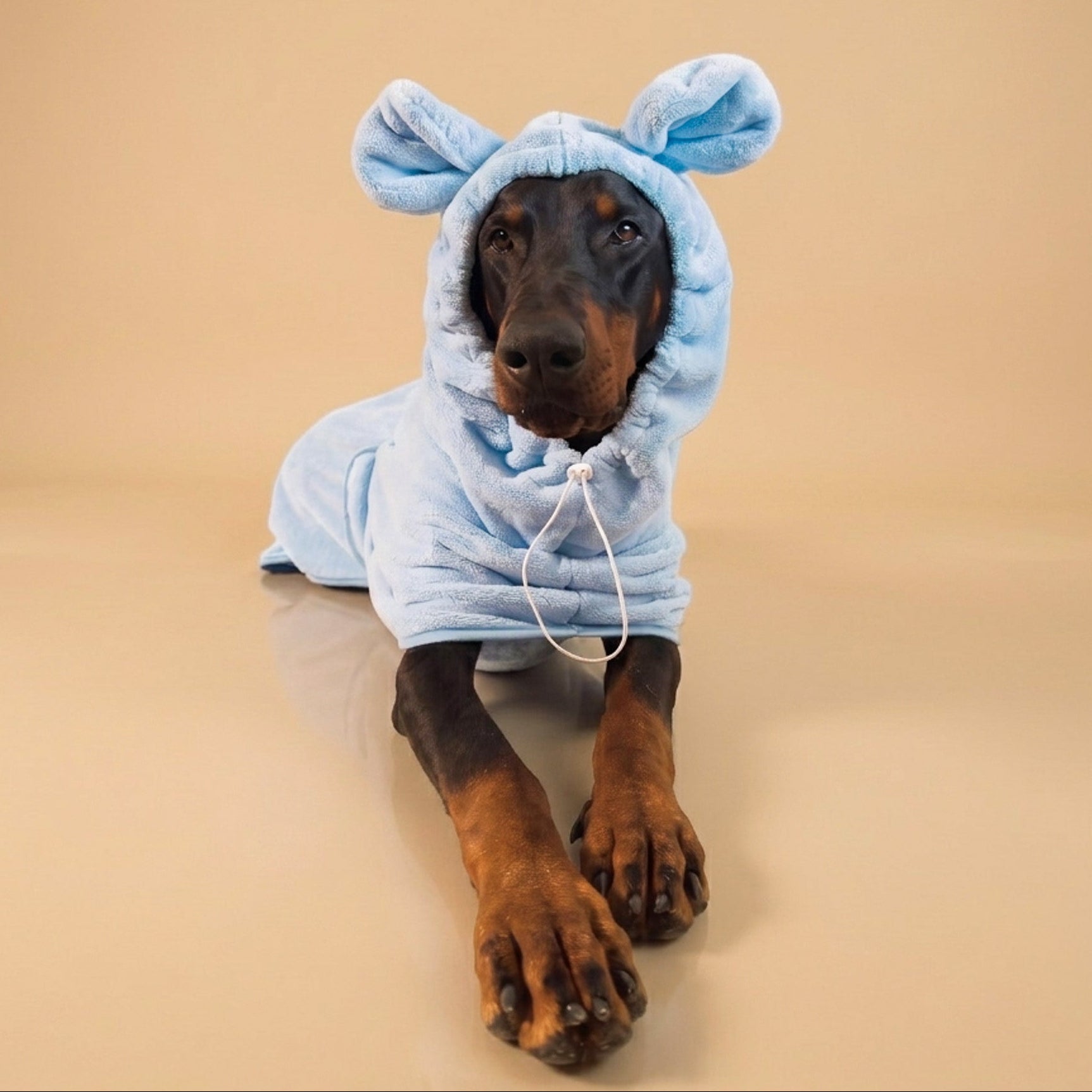 Accappatoio in Microfibra Teddy per Cani