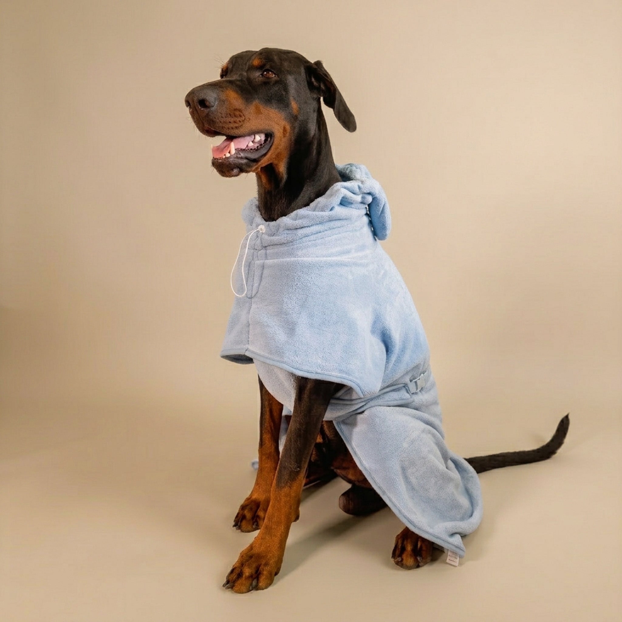 Accappatoio in Microfibra Teddy per Cani