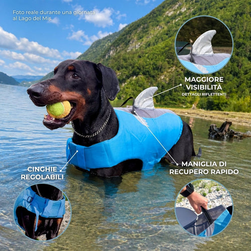 Giubbotto Salvagente per Cani Shark